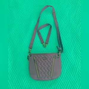 NWOT Lug Purple RFID Protection Quilted Crossbody / Tote Bag